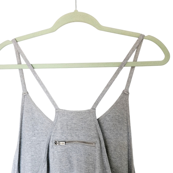 Women's Free People Movement Hot Shot Onesie Heather Grey Medium Soft & Comfy - Picture 5 of 8